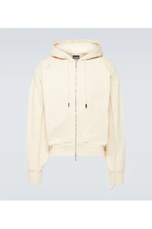 Jacquemus Felpa Camargue Zippé in cotone con zip
