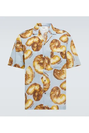 Nanushka Camicia bowling in cotone con stampa