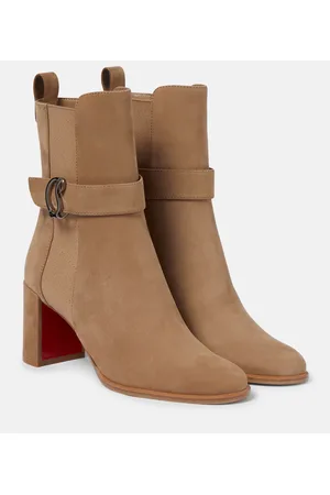 Christian Louboutin Stivaletti CL Chelsea Booty in suede