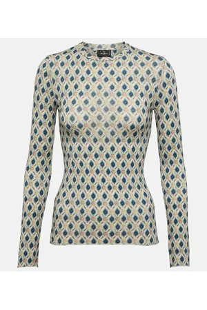 Etro Pullover in misto lana paisley