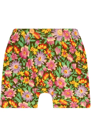 The Animals Observatory Baby - Shorts in cotone Mole con stampa