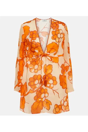 Etro Tunica in ramia con stampa