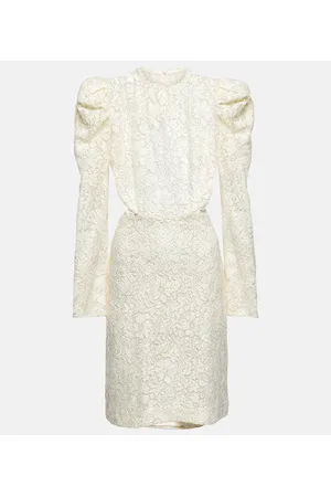 Costarellos Bridal - Miniabito Zenni in pizzo con cut-out