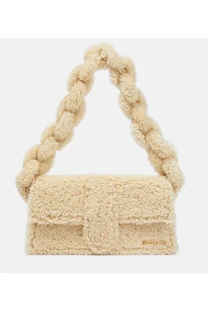 Jacquemus Borsa a spalla Le Bambidou in shearling