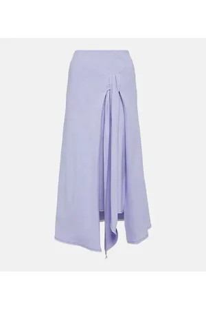 Victoria Beckham Gonna lunga asimmetrica tie-dye