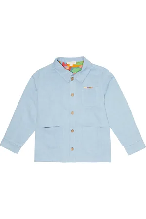 Louise Misha Giacca di jeans Raphael con ricamo
