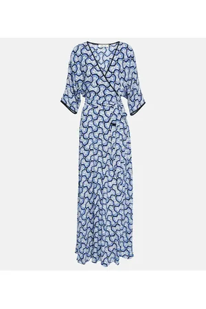 Diane von Furstenberg Abito lungo con stampa