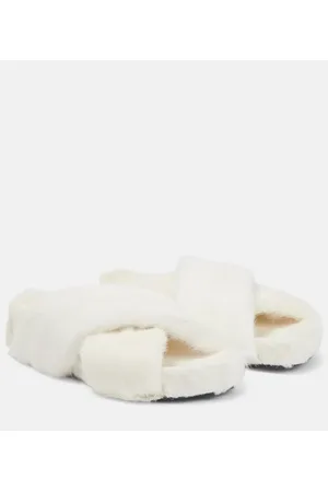 Jil Sander Sandali in shearling