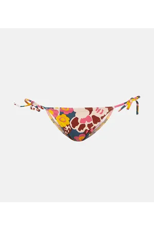 ERES Slip bikini Kaki con stampa