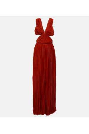 Chloé Chloé Abito lungo in chiffon di seta