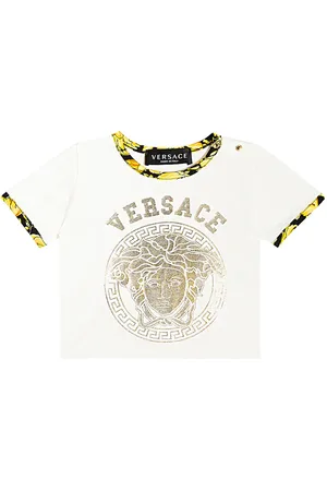 VERSACE Baby - T-shirt Barocco in jersey di misto cotone