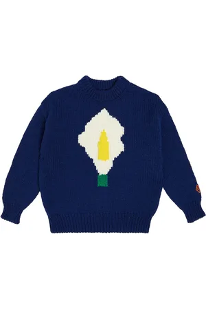 The Animals Observatory Pullover Bull in lana con intarsio
