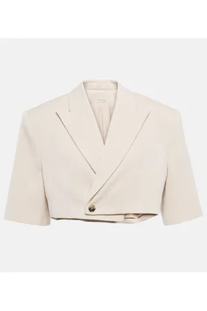 The Mannei Blazer Wjosa in lana, seta e lino