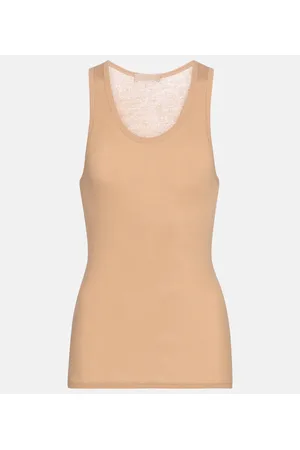 WARDROBE.NYC Tank top a costine in cotone