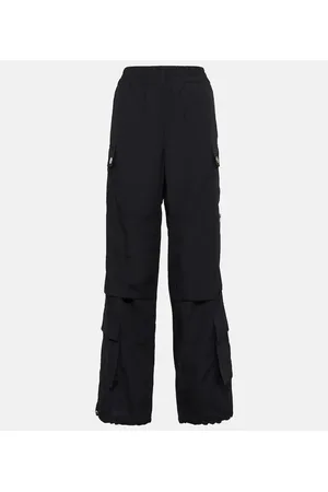 DION LEE Pantaloni cargo in gabardine