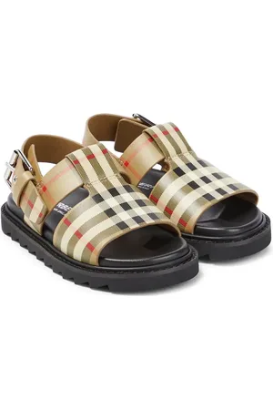 Burberry Sandali Vintage Check in pelle