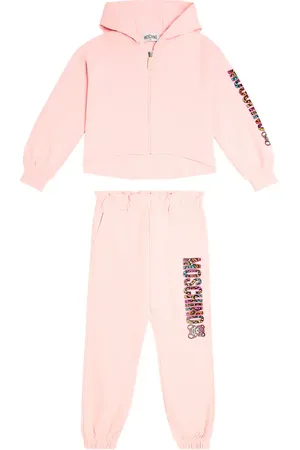 Moschino Tuta sportiva in jersey di misto cotone