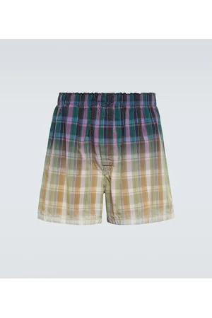 Maison Margiela Shorts in cotone a quadri