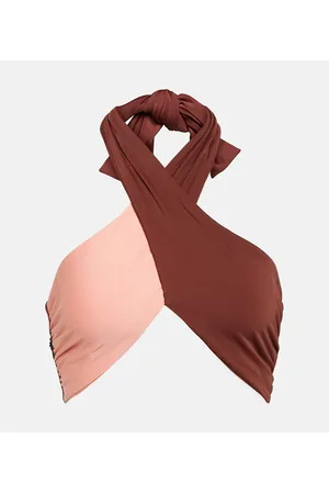 JOHANNA ORTIZ Top bikini con scollo all’americana