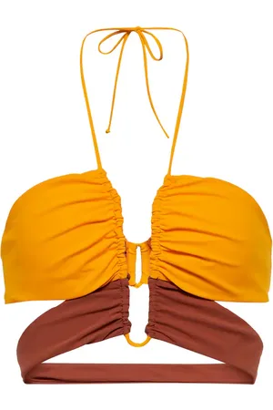 Nensi Dojaka Top bikini con ruches
