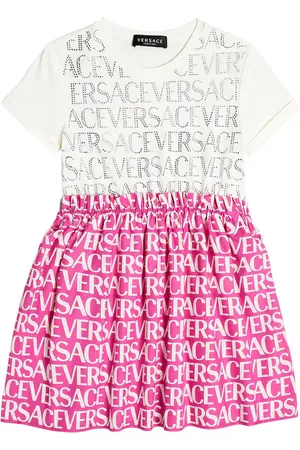 VERSACE Abito chemisier con logo Versace
