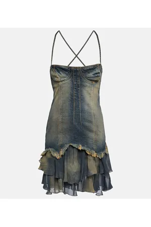 BLUMARINE Miniabito di jeans