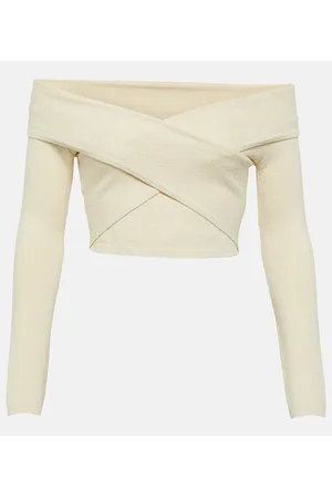 Simkhai Top Aiden in maglia con scollo bardot