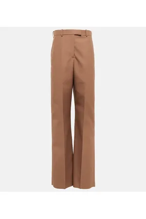 VALENTINO Pantaloni a gamba larga e vita alta
