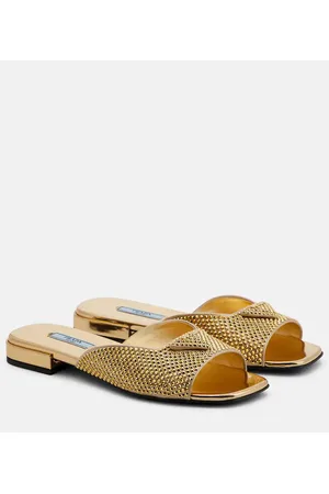 Prada Sandali con cristalli