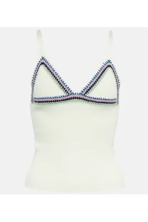 Chloé Chloé Top in lana con ricami