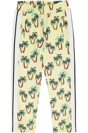Palm Angels Pantaloni sportivi in jersey con stampa