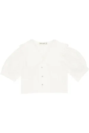 The New Society Blusa Antonella in cotone con ricamo