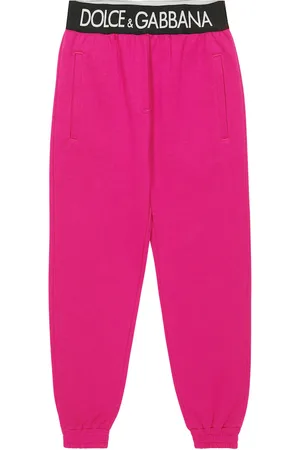 Dolce & Gabbana Pantaloni sportivi in jersey di cotone