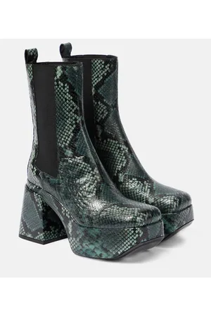 Dorothee Schumacher Stivaletti Chelsea in pelle con stampa