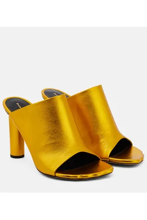 Proenza Schouler Sandali in pelle metallizzata