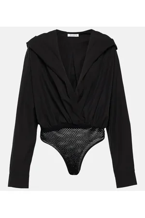 Alaïa Alaïa Body in cotone con cappuccio