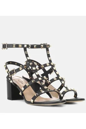 VALENTINO GARAVANI Sandali Rockstud in pelle