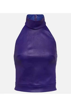 Stouls Top Vicky in pelle