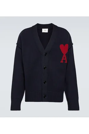 Ami Cardigan Ami De Cœur in lana vergine
