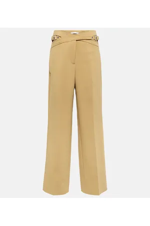 DION LEE Pantaloni Interlock a gamba larga