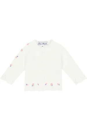 Tartine Et Chocolat Baby - Cardigan in cotone con ricami