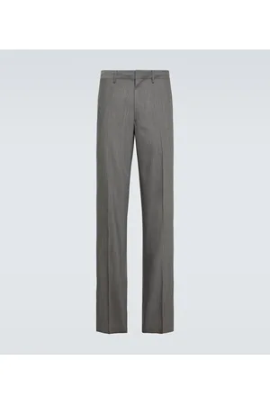 Prada Pantaloni slim in lana e mohair