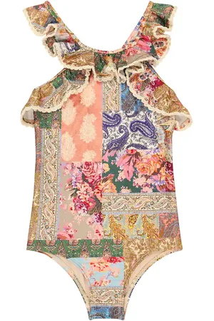 ZIMMERMANN Costume intero con stampa paisley