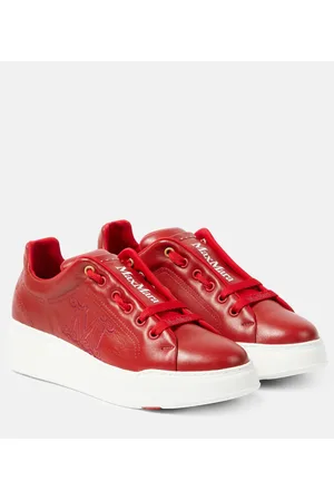 Max Mara Sneakers Maxi in pelle