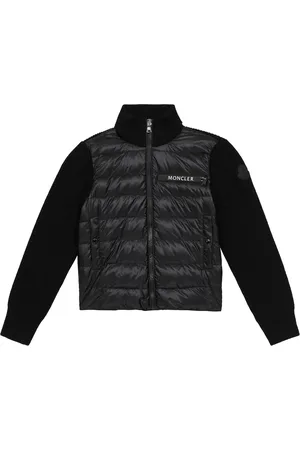 Moncler Cardigan in lana con imbottitura