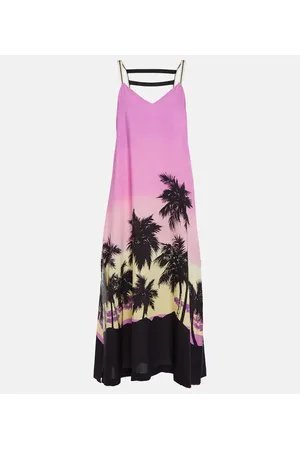 Palm Angels Abito midi con stampa