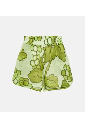 Etro Shorts in ramia con stampa