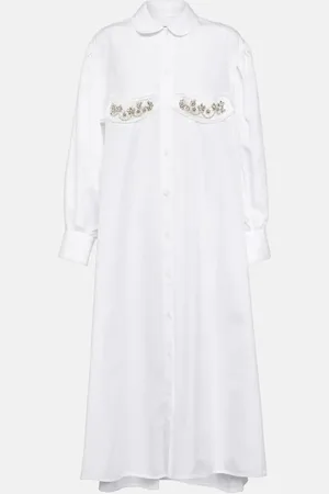 Simone Rocha Abito midi con cristalli
