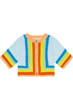 Stella McCartney Cardigan di cotone a righe