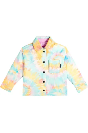 Palm Angels Giacca a camicia reversibile tie-dye